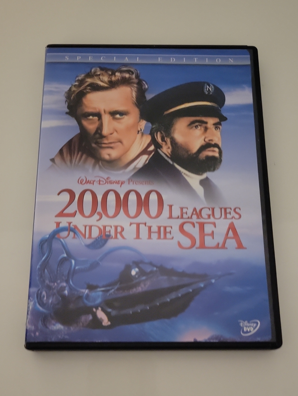 Disney 20,000 Leagues Under the Sea DVD - Blue Cover
